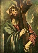 El Greco christ bearing the cross USA oil painting artist